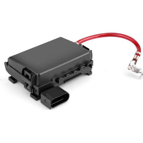 Batteriesicherungskasten, schwarzer Halter für elektronische Bauteile, Autoteile für Jetta (1/5)