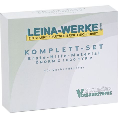 LEINA Erste-Hilfe Verbandkästen Nachfüllpackung ÖNORM Z 1020 für Type II