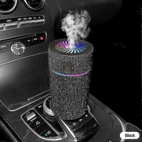 Diffuseur d'air de luxe pour voiture avec humidificateur et lumière LED, purificateur d'air et diffuseur d'aromathérapie, accessoires auto (1/5)