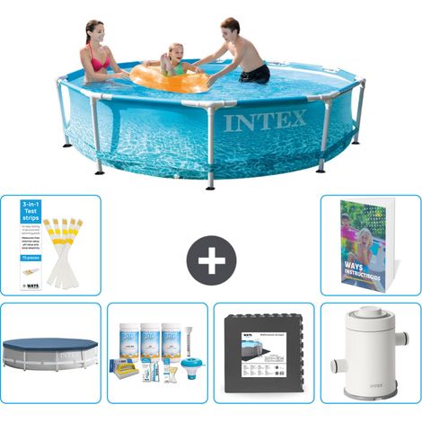 Frame Pool Rund - 305x76 cm - 7-teilig S64