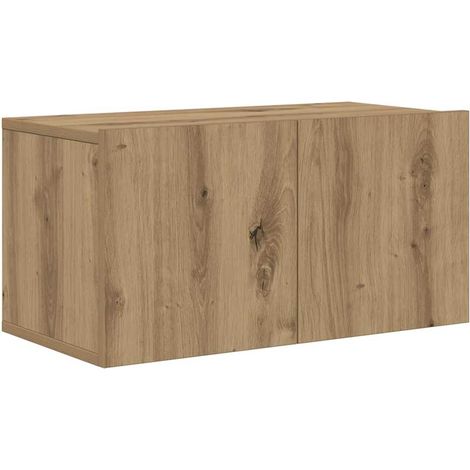 Maison Exclusive - TV-Schrankset Wandmontiert Braun 60 x 30 x 30