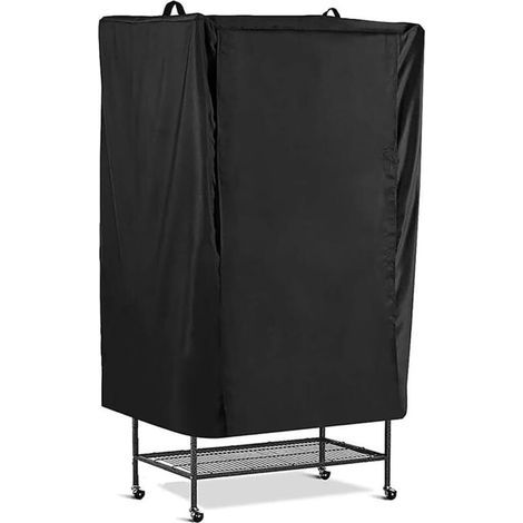 Housse universelle pour cage à oiseaux, imperméable, respirante, occultante, durable, lavable, protection solaire pour animaux domestiques, protection contre les rayons UV(M)