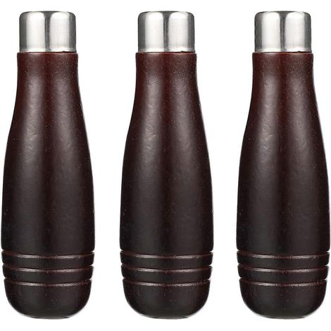 Lot de 3 poignées de lime en bois - Accessoires et pièces de rechange-11.00X3.50X3.50CM-Claret (1/2)