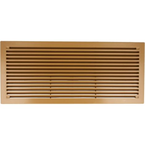 Grünbraunes Kunststofflüftungsgitter 290mm x 125mm Türlüftung Badezimmerlüftung
