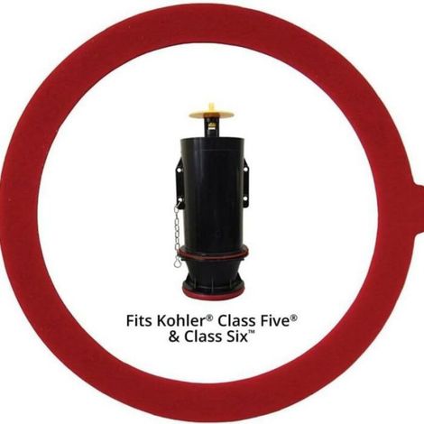 Joint D'Étanchéité - Pour Valve De Chasse D'Eau - En Caoutchouc - Compatible Réservoir Toilettes - Lot De 1 (1/4)