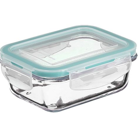 Contenitore in vetro da 800 ml con coperchio a scatto
