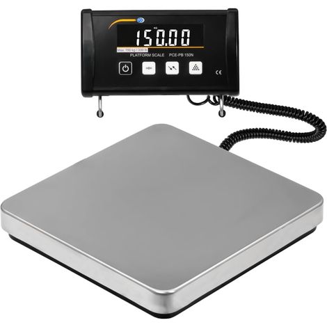 PCE-Instruments PCE-PB 150N balanza de plataforma plata 150 kg (1/5)