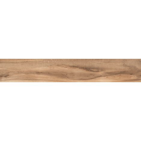 Mexen Indica Brown grès émaillé rectifié. G1, carreau de sol et mural effet bois 120 x 20 cm, mat - TL604-120-020-02 (1/3)
