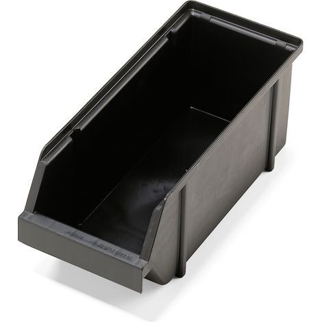 raaco 113021 ESD Lagersichtbox (B x H x T) 125 x 126 x 300 mm Schwarz 1 St.