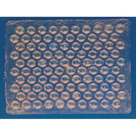 cf 20 piA ces butoirs adhA sifs en plastique transparent 10x3 mm auto-adhA sifs