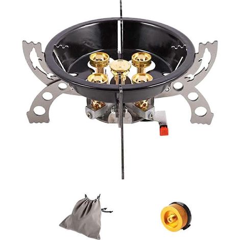 Réchaud de camping extérieur Five-Star Fierce Stove Barbecue-- (1/5)