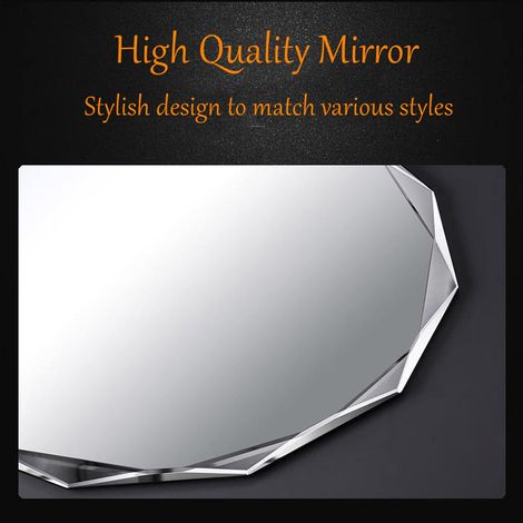 Miroir de Salle de Bain Mural sans Cadre à Bord biseauté, 76,2 x 91,4 cm (1/5)