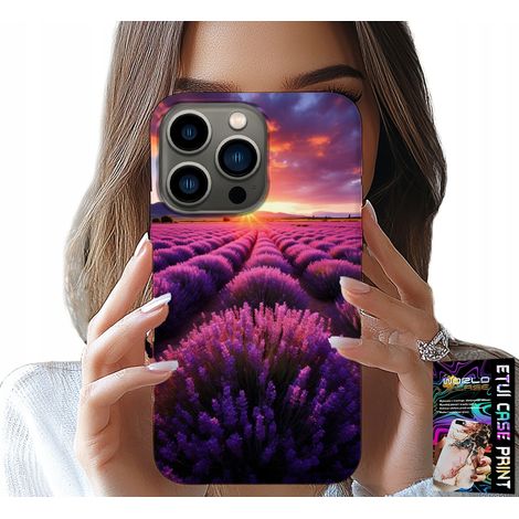 Funda para iPhone 14 PRO MAX - campo de lavanda, hermosos paisajes, estampados (1/5)