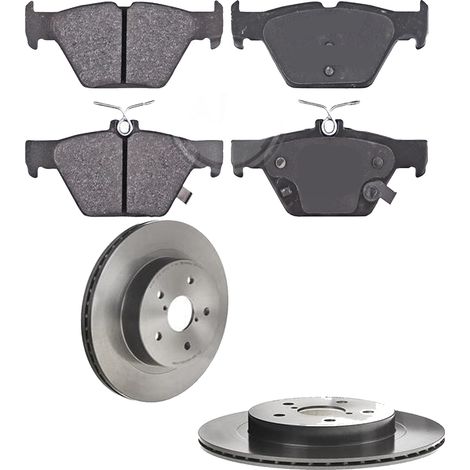 KIT FRENI POSTERIORI compatibile con SUBARU LEGACY VI (BN,BS) - DISCHI + PASTIGLIE OEM: P 78 026 / 18597 /SOSTITUZIONE DIRETTA/BASSA POLVERE/SILENZIOSO (1/5)