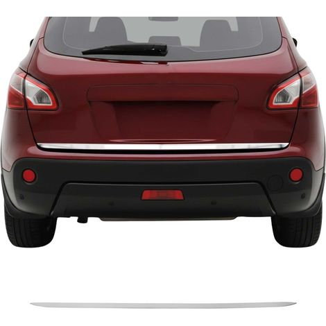 Garniture de Hayon Coffre pour Nissan Qashqai 2014-2021 acier inox Brossé (1/5)