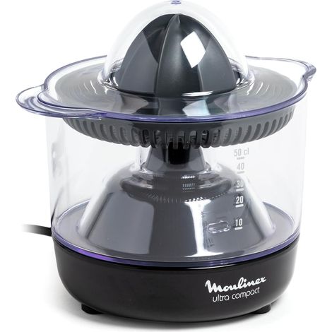Presse-agrume Compact – 450 ml, Auto ON/OFF, Noir