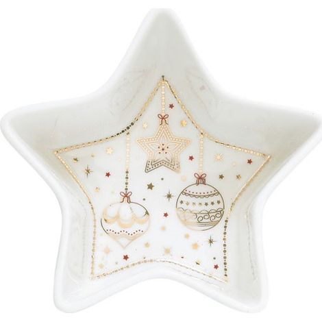 Sternförmiger Schüssel-Set 15 cm - Weihnachtslichter - Easy Life
