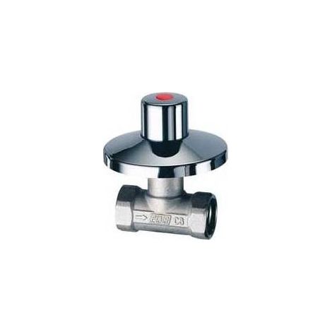 RUBINETTO AD INCASSO CON ROSONE IN OTTONE Misura: 1/2"
