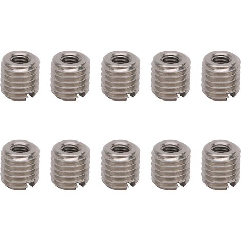 10 outils de réparation filetés, acier inoxydable femelle M5x0.8 mâle M10x1.5 (1/5)
