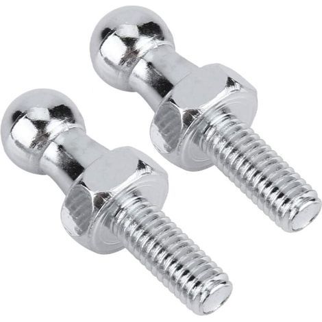 Rótula M6 - Tornillo M6 (2 piezas) Tornillo de rótula M6 profesional de repuesto para resortes de gas Tapa de extremo esférica (1/3)