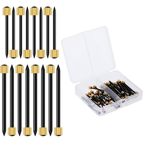 Set mit 50 Bilderrahmen-Aufhängenägeln, inklusive Aufbewahrungsbox aus Kunststoff. – AquaForge (1/5)
