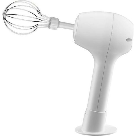Tragbarer, kabelloser elektrischer Mixer mit automatischem Schneebesen für Teig und Eiweiß (1/5)