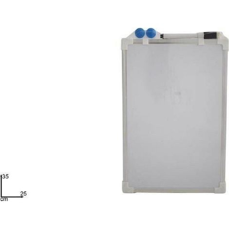 Trade Shop - Magnettafel, Alu-Kante mit Magneten, mittlerer Stiftgröße, 35 x 25 cm -