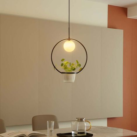 [GEBRAUCHT] B-Ware Lindby Orna Hängeleuchte einflammig Blumenampel Deckenlampe Lampe Leuchte Spot (1/2)