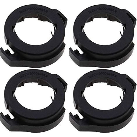 4 pièces HID H7 LED ampoule Base adaptateur support phare ampoule douille Clips de retenue noir Compatible avec Magotan Espace MK3 (1/4)