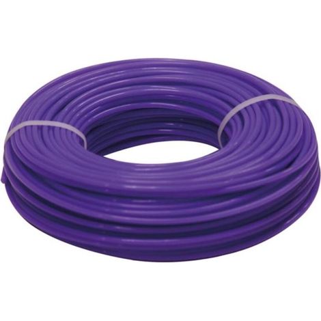 Toolland Fil pour coupe-bordure, nylon, pourpre, 3 mm, 25 m, (1/2)