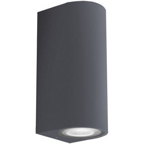 Applique Murale Étanche Extérieur CORDOVA Anthracite 2xGU10 : Design Épuré pour un Éclairage de façade Sûr et Élégant