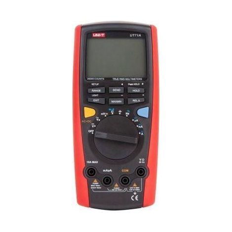 Lechpol UNI-T UT-71A multímetro digital rojo y gris