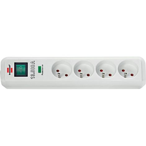 Brennenstuhl – Multiprise 8 prises parasurtenseur 1,4 m 13500A – Interrupteur marche-arrêt – Protection enfants – Indicateur de protection active (1/6)