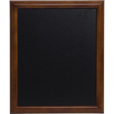 Ardoise bois, Universelle - finition laqué - kit d'accroche murale inclus - 60x80cm - Securit