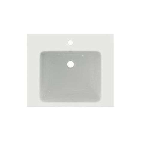 IS Möbelwaschtisch i.life B 1Hl. m.Ül. 610x510x180mm Weiß mit IdealPlus (1/5)