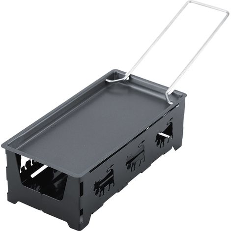 Plaque à Raclette Non Adhésive Portable - Set de Four et Poêle pour Cuisson et Grill à Domicile (1/5)