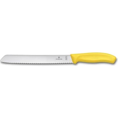 Victorinox SwissClassic cuchillo de pan amarillo 21 cm