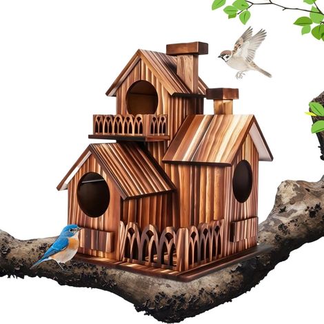Holzvogelhaus für den Außenbereich Schwalbenhaus für Meisen