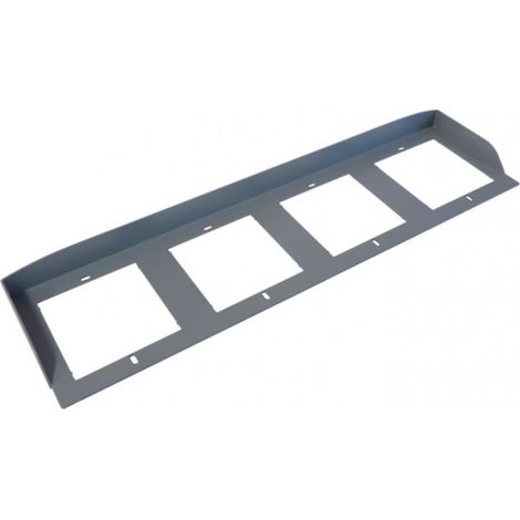 Visière de boîtier à encastrer pour 1 module x 4 CAME 60020550 (1/2)