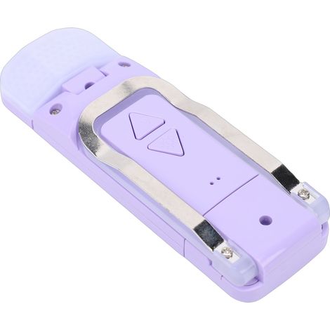 Lampe de lecture à clipser 3 températures de couleur 5 niveaux de luminosité angle orientable USB rechargeable avec minuterie 30 min pour lecture nocturne (1/5)