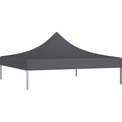 Toit de tente de réception gris anthracite 2x2 m 270 g/m2 (1/5)