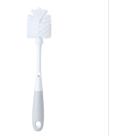 1 Brosse à récurer, long manche flexible, poils rigides et doux, poignée antidérapante, pour bouteilles et verrerie (1/5)