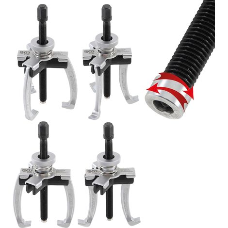 BGS Juego de extractores acero cromo-vanadio 76-102 mm