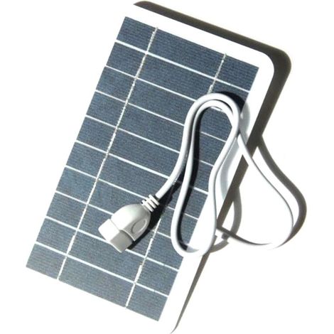 2W 5V Petit panneau solaire avec USB DIY Monocristallin Silicon Cellule imperméable Camping Portable Portable For Bank Mobile Phone (1/5)