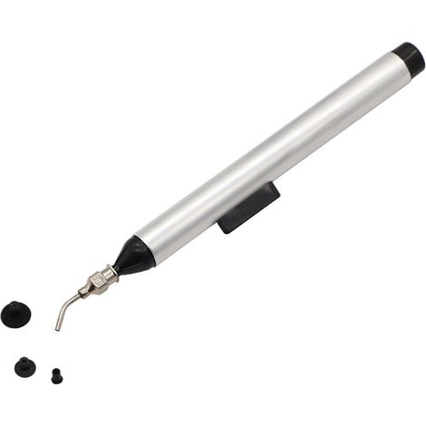 Stylo à vide avec ventouses remplaçables, IC SMD, pompe à dessouder fine, outil de ramassage pour pièces électroniques et composants de précision (1/5)