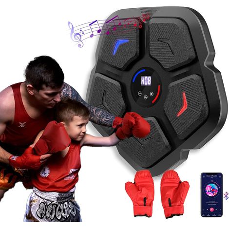 Machine de Boxe Musicale Intelligente - plastique ABS et bois. compatible types de murs tels que le bois - bricolage / maison