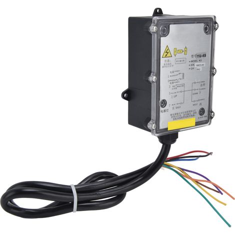 Industrial rugged remote control, drop-proof, waterproof, acid-proof, and oil-proof, for electric hoists and overhead cranes, YU-4S, single handle (batteries not included), AC 220V. (1/5)