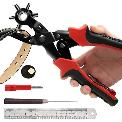 Lederlocher-Set, extra robuster Rotationslocher, A-- (1/5)