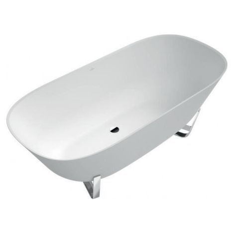 VB Baignoire Antheus 1750x800x632mm Duo Autoportante Pierre Blanche (1/4)