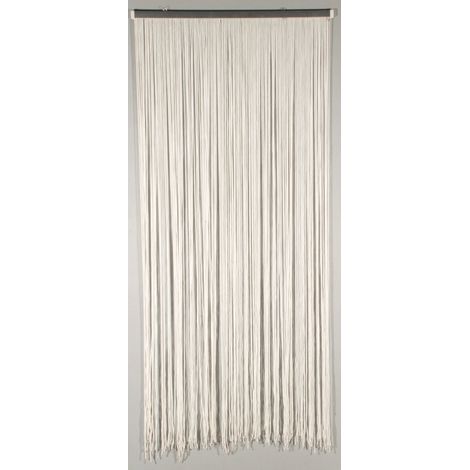 Rideau portière Lasso 90 x200 cm blanc (1/3)